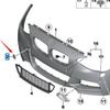 BMW 1 Series F20/F21LCI Front Bumper Tow Hook Cover (Part #51118064578)