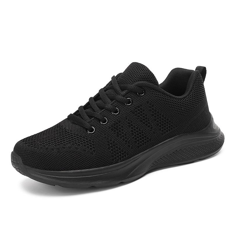 Large Size Women's Shoes Fly-woven Mesh Outdoor Sports Shoes Students Casual Versatile Running Shoes Women Light and Breathable