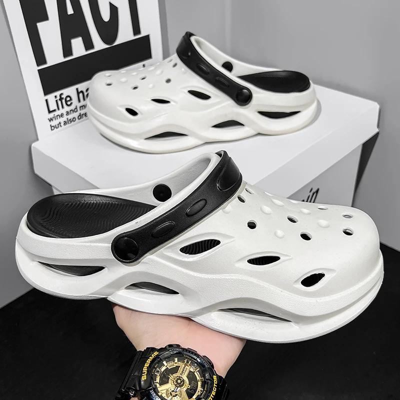 Flat Sandals Reef Sandal Men  Adults Men's Shoes Man Free Shippping Items Low Prices for You Black Summer Slippers Shoe