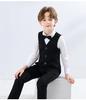 Boys' Academy Style Solid Color Vest for Formal Events and Page Boys