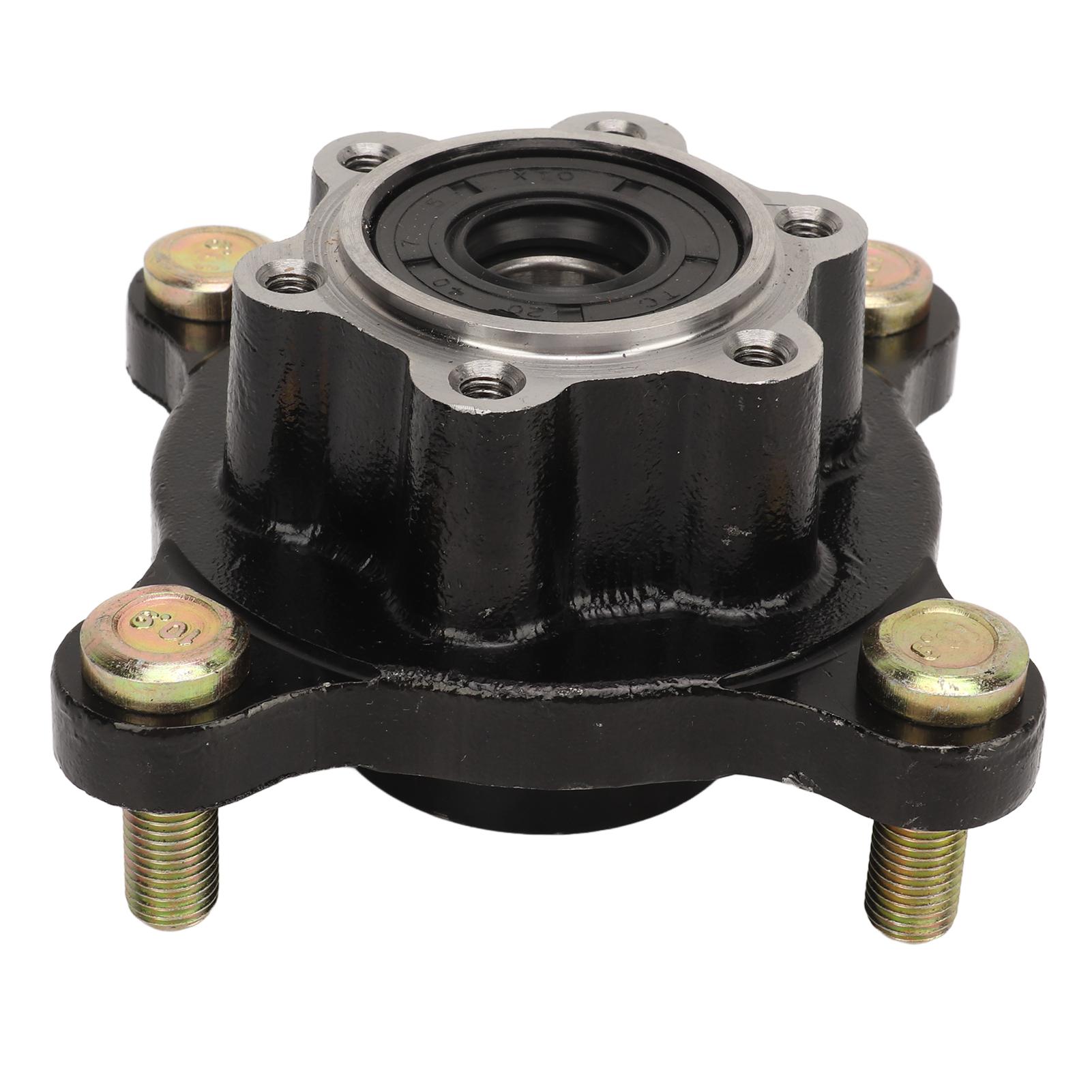 Neoglint Unisex 17Mm Front Hub Flange Rustproof High Hardness Front Wheel Hub Flange With 4 M10 Bolts For 110Cc 150Cc 250Cc Go Kart