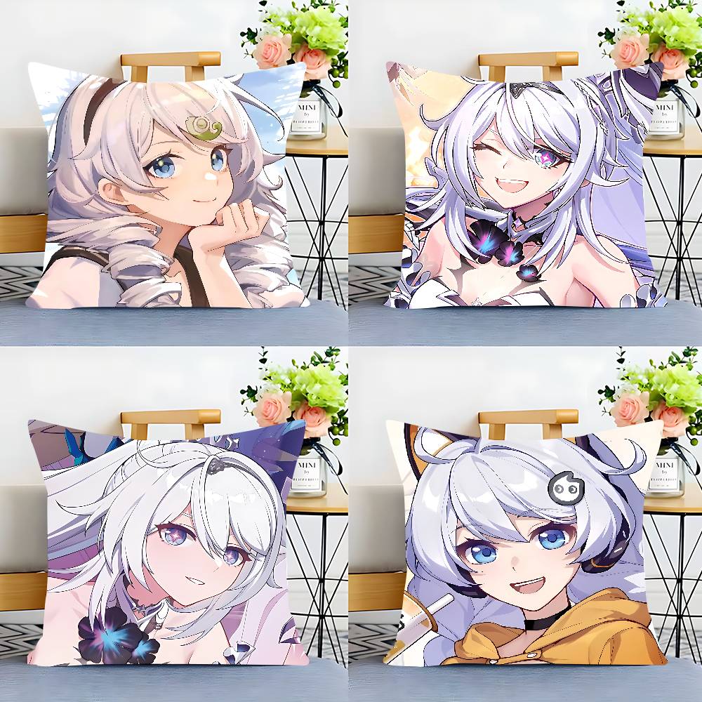 Honkai-i Impact K-kiana Pillow Case Removable Washable Cushion Cover – All-Season Soft Linen