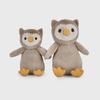 Owl Nippit With Hat Scarf Plush Toy Cartoon Stuffed Doll Decorations Gift Kids