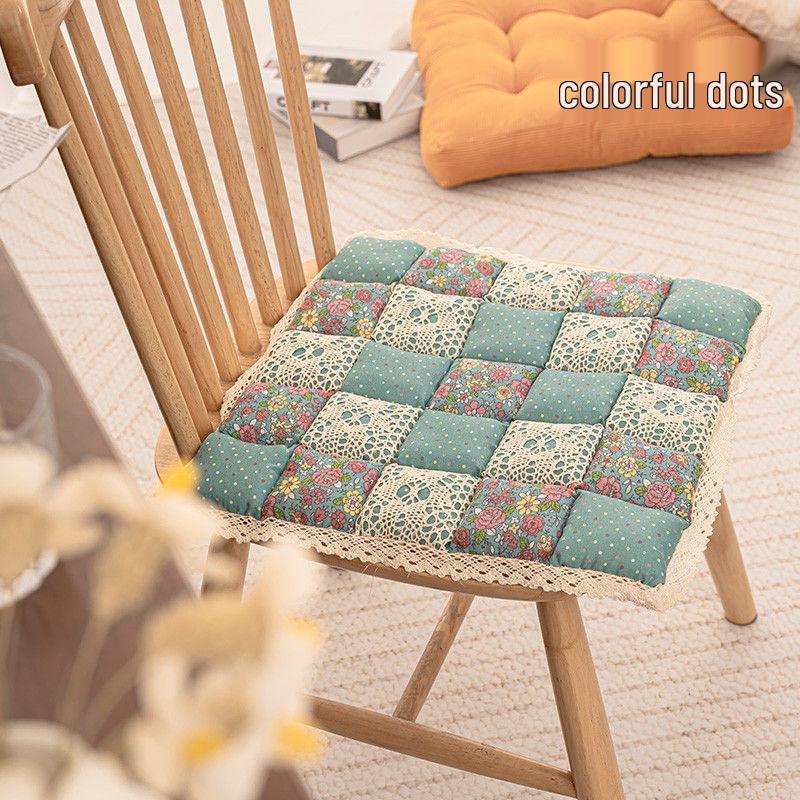 Lace Non-Slip Chair Cushion Pad for Dining and Living Room