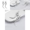 Elegant Alloy Snake Earrings For Women Trendy Zodiac Animal Design 2022 Winter Fashion