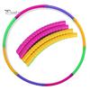 Detachable 50/60cm Colorful Plastic Hula Kids Children Fitness Sports Hoop Tool