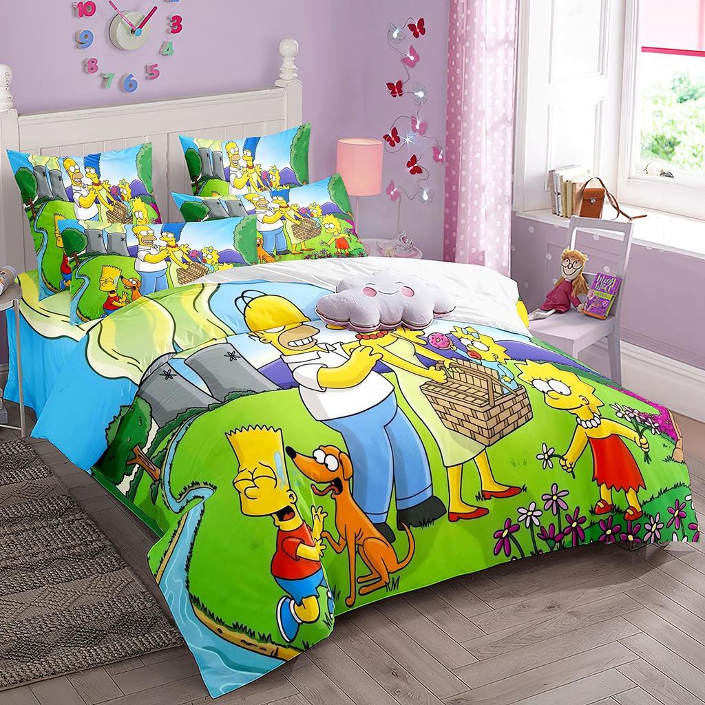 Three-piece Bedding Set 3d Digital Printing Quilt Cover