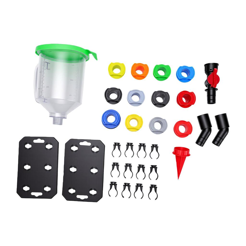 Engine Oil Funnel Kit Universal 1.5L Radiator Coolant Filling Spill Proof Funnel Kit for Vehicles