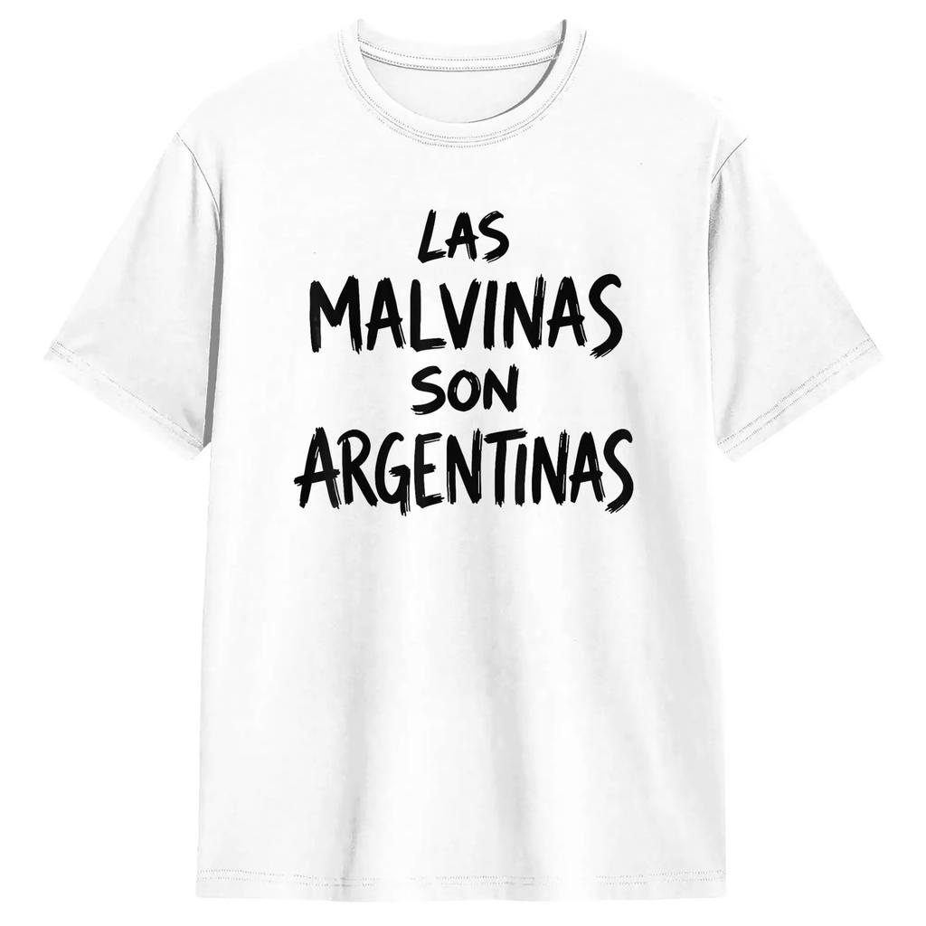 Las Malvinas Son Argentinas Argentinian Latino Immigrants T Shirts Men Cotton Novelty Tshirts Crew Neck Tees Short Sleeve Tees