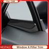 2Pcs Car Interior Door Window A Pillar Trim Sticker Decoration Cover for Toyota C-HR CHR 2016 2017 2018  