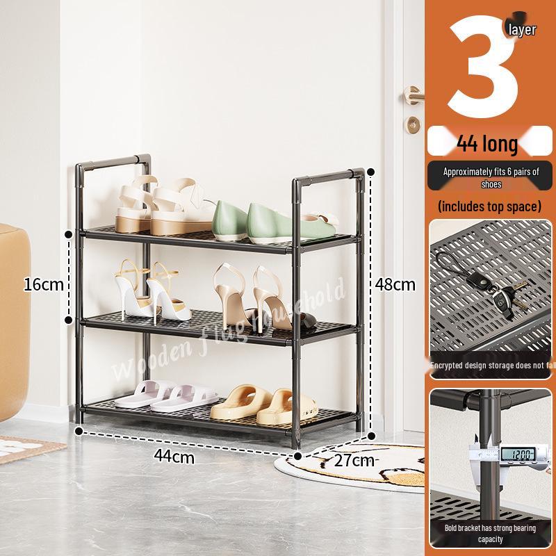Multi-layer Space-saving Shoe Rack for Dorms and Homes