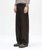 Decet [Brushed Bonding] Mid Rise Wide Jeans Dcpt027Wcpbrown