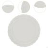 Silicone Placemat Anti Skid Dining Table Decor Wipeable Mat for Cafe Hotel Party