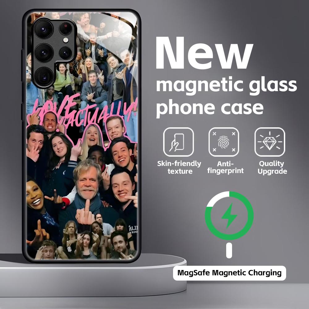 Classic movies Shameless Phone Case For Samsung S26 S25 S24 S23 S22 S21 Plus Ultra Note20 Glass Magnetic Case