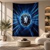 Dekoratives Wandteppich, Chelsea FC Aufdruck Wandkunst, Leichte Wanddekoration für Schlafzimmer Hintergrund