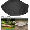 LZKW Air Permeability Weather Resistance Durable Sandbox Cover, Tear‑Resistant Sandbox Canopy, Snow Proof for Outdoor Sandbox(Black, 14011020cm)