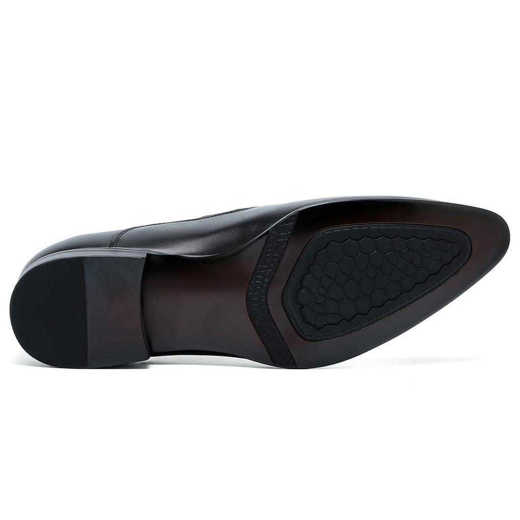 Leather Dress Business Casual Leather Shoes Men'S First Layer Cowhide Breathable Fashion Pointed Wedding Shoes