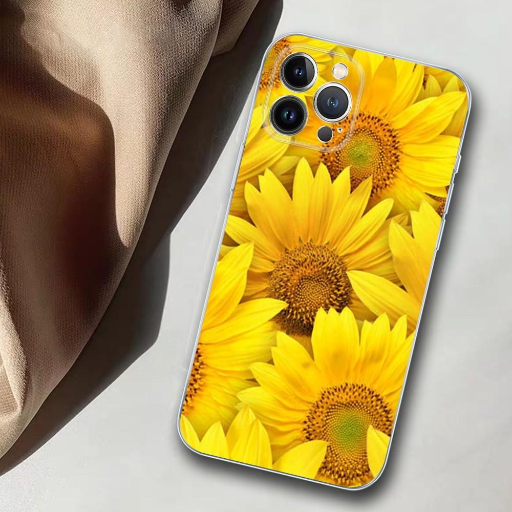 

Sunflower Phone Case For iPhone 14 11 12 13 Mini Pro XS Max Cover 6 7 8 Plus X XR SE 2020 Funda Shell 7plus or 8plus