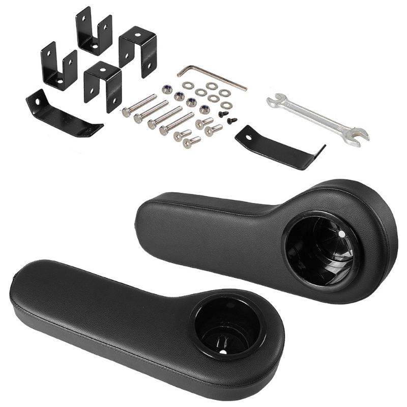 Rear  Arm Rest Cup Holder for Club Car  Back  Armrest Drink Stand Modified Accessory Repair Parts Black