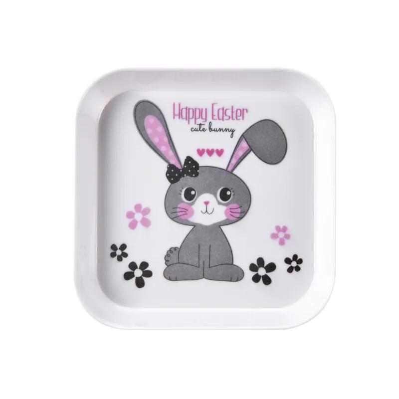 Snack Platter Small Bone Dish Spit Bone Dish Melamine Small Plate Household Bone Dish Cake Plate