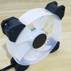 6pcs 120 mm Computer Case Fan RGB Fan Adjustable Colorful Lamp Light For Radiator Mute Fans Adjust Cooler