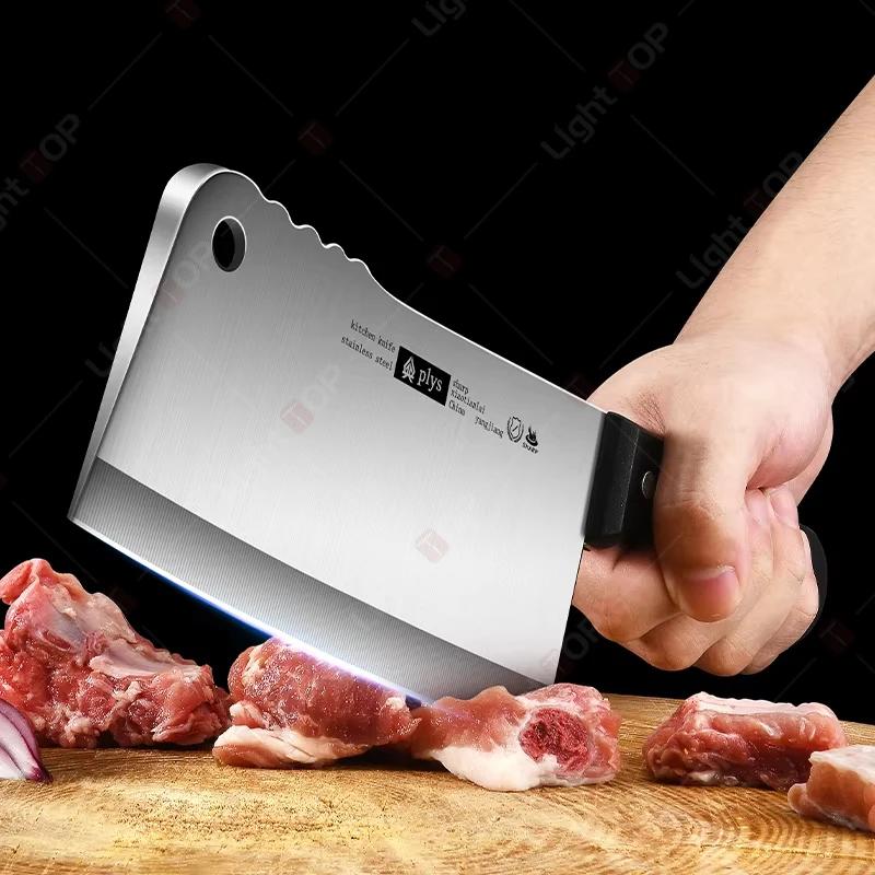 Professional Kitchen Knife Heavy Duty Chef's Knife Chopping Bone Knife Ultra-fast and Sharp Slicing Knife Kitchen Accessorie