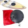 6" 8" Round Kayak Hatch Cover with T-Handle Red Internal Pocket Screws Marine Boat ABS Kayak DeckPlate Gear Organization 3