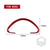 Car Interior Accessories Carbon Fiber trument Frame Speedometer Trim Cover Sticker For Mercedes Benz E-Class W211 2003-2009