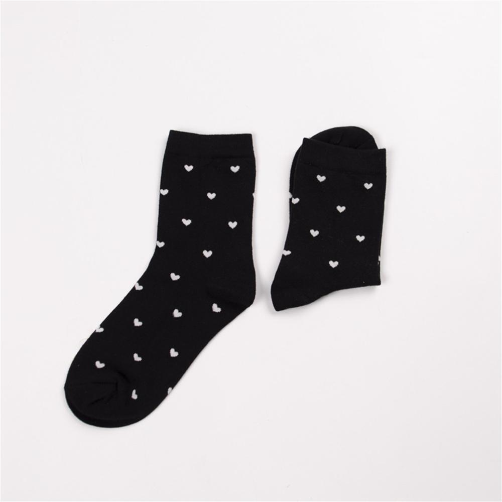 New Sweet Girls' Cute Little Love Heart Kawaii Beautiful Ladies Fashion Designer Art Socks Streetwear Dropship