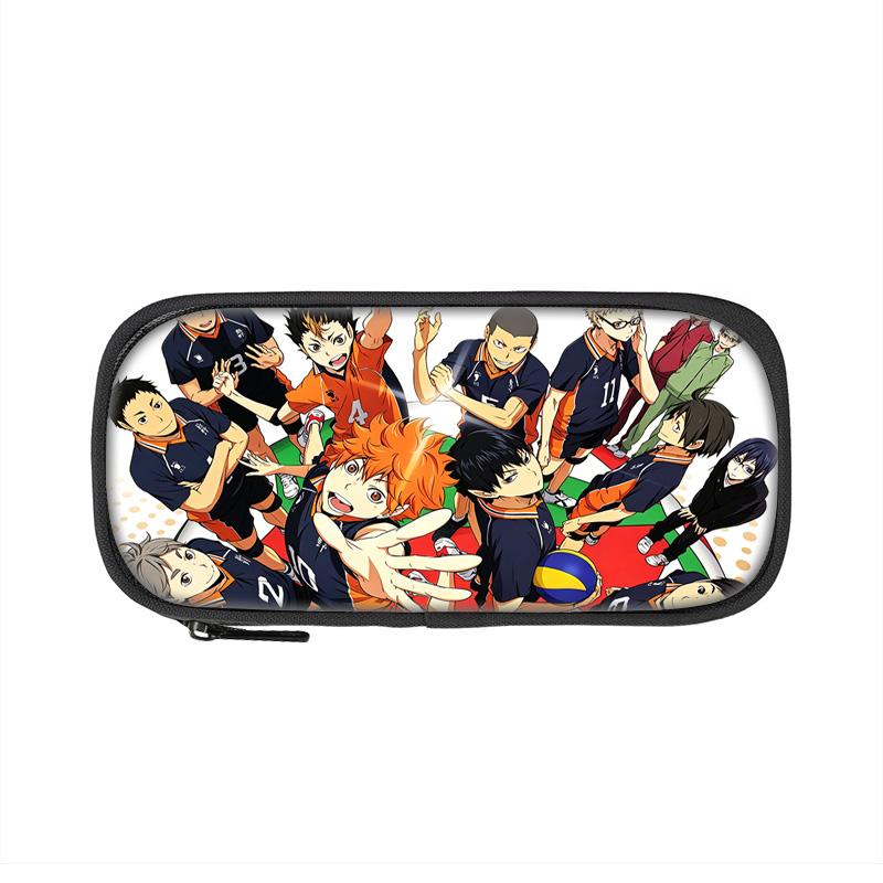Haikyuu Pen Case Sunshine Youth Print New Large Capacity Student Boys and Girls Best Birthday Gift for School