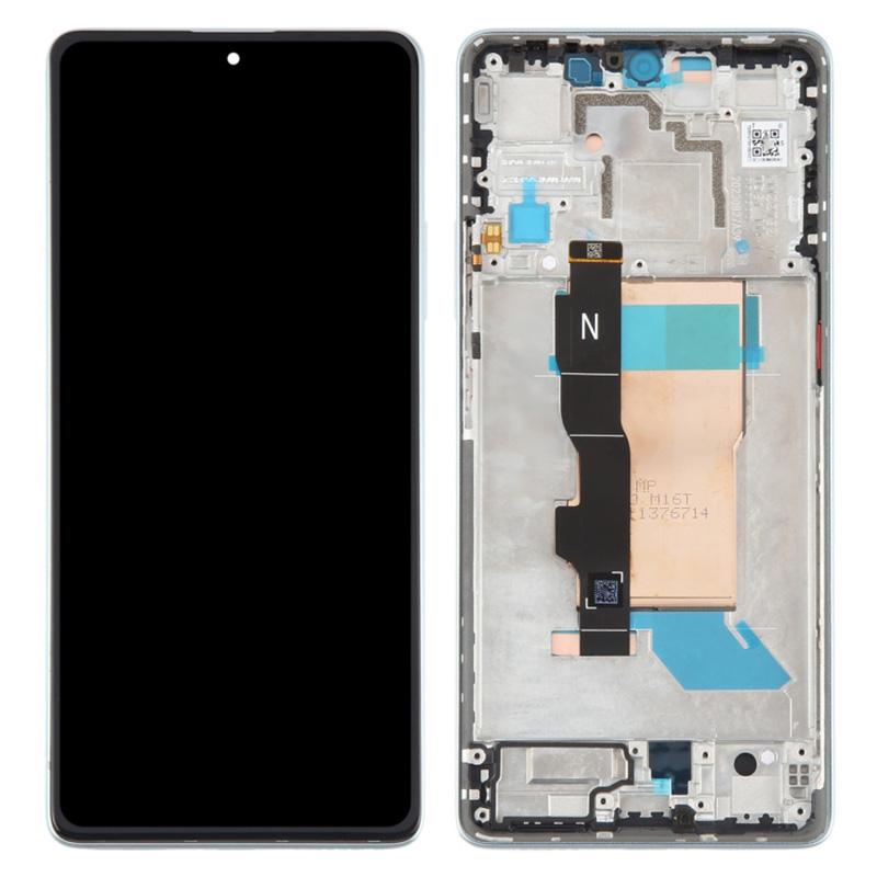

For Xiaomi Poco F5 5G/Redmi Note 12 Turbo OEM Grade S AMOLED Screen and Digitizer Assembly+Frame (Without Logo) Blue
