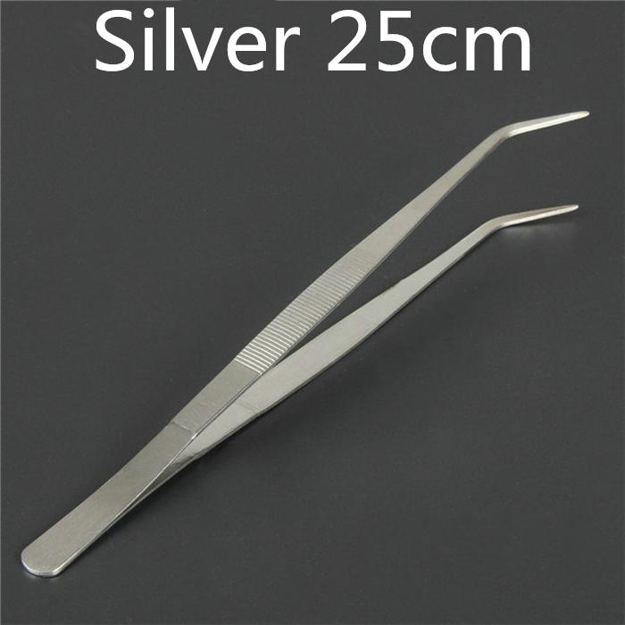 Stainless Steel Kitchen & Bar Tweezer Food Tongs Kitchen Cooking Medical Tweezer Copper/Gold/Black Plated Bar Tool