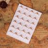 DIY Floral Print Corner Paper Stickers for Photo Albums Handwork Frame Decoration Scrapbooking