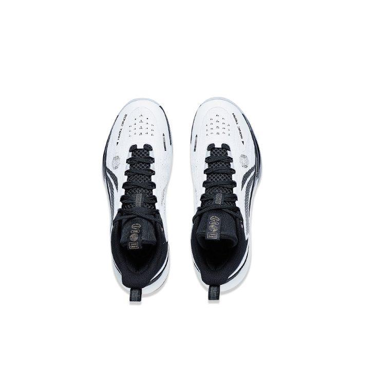 Li Ning Sonic Team Mid top Basketball Shoes Men's White Black ABPT057-1