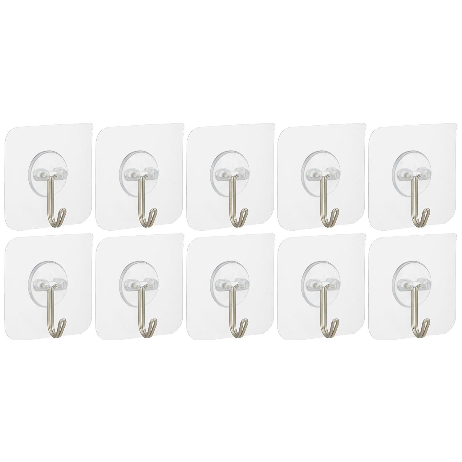 

Сверхпрочные самоклеящиеся настенные крючки из нержавеющей стали|для подвешивания одежды, шляп, ключей и т. д.|Крючки для ванной и спальни