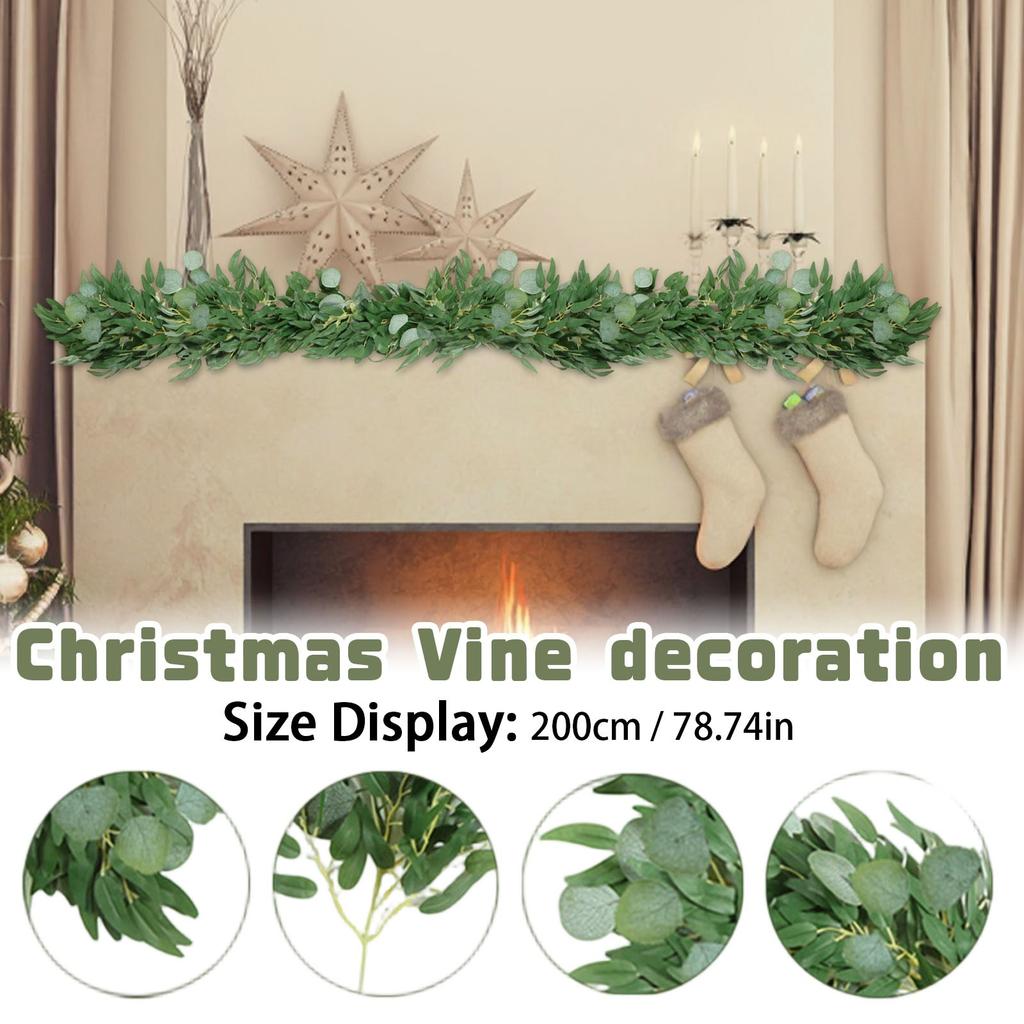 Simulovaná viničová svadobná dekorácia Listová viničová zelené rastliny Husté listy vinič