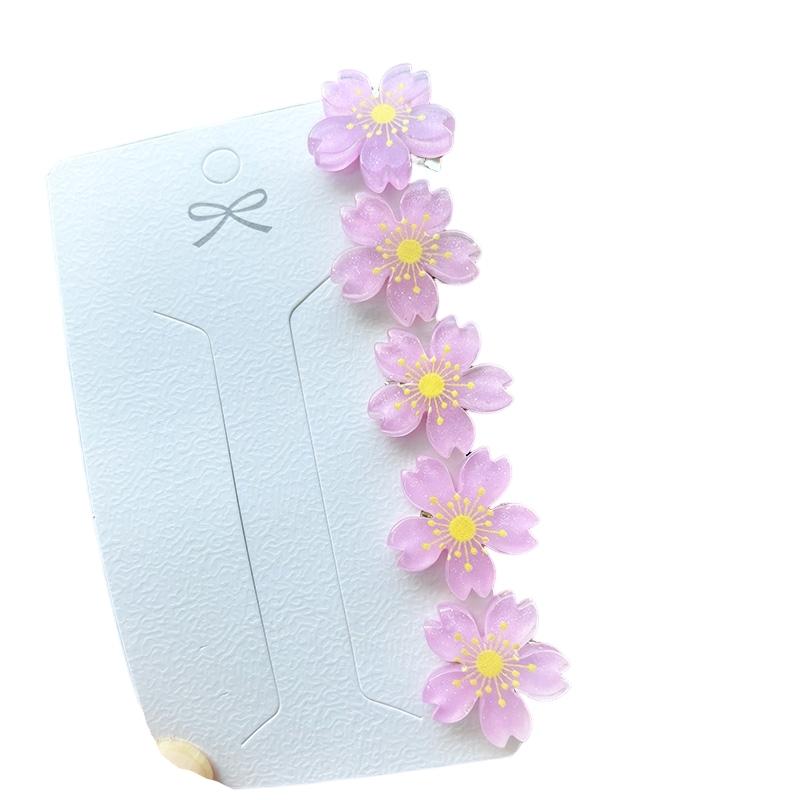 5 STÜCKE Hübsche Süße Sakura Baby Haarnadeln Kinder Haarspangen Kinder Kopfschmuck Prinzessin Haarspange Mädchen Haaraccessoires