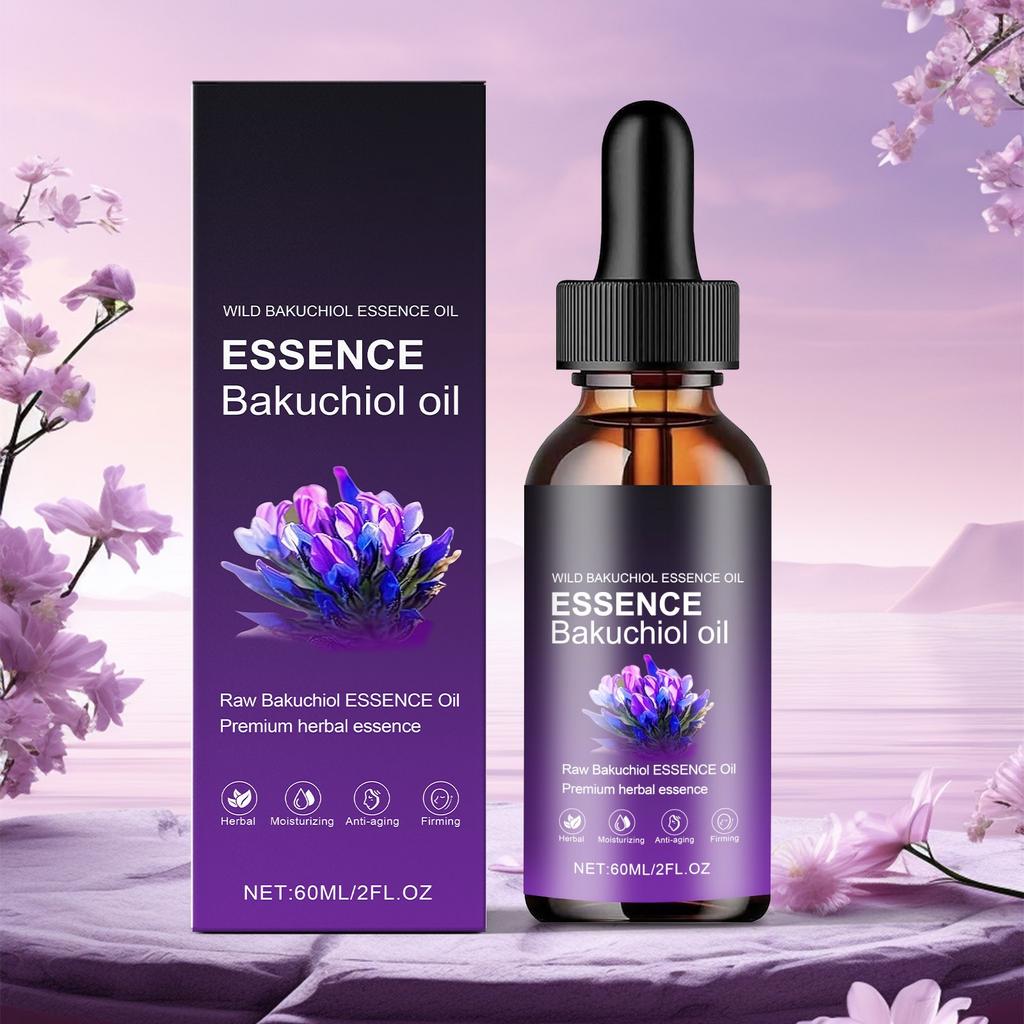 Organic Bakuchiol Face Oil - Natural Retinol  Reduces Wrinkles And Fine Lines, Sensitive Skin, Hydrating Face Serum 60ml