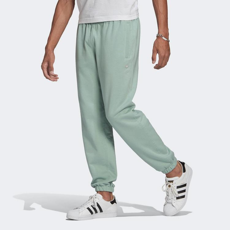 Adidas Originals Trefoil Casual Loose Cuff Elastic Waist Joggers Men Bottoms Green GN3368