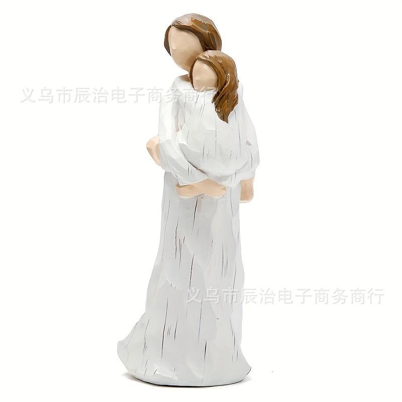 

Resin statue ornament Mother s Day Mother and daughter hug intimate ornament Crafts Home ornament decoration