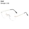 Unisex Frameless Frame Ultralight Eyeglasses Eyewear Optical Glasses Myopia Glasses