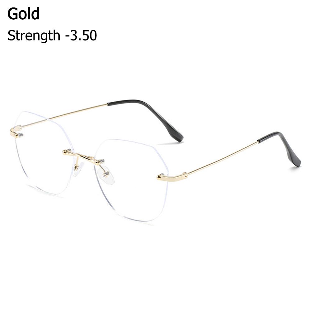 Unisex Frameless Frame Ultralight Eyeglasses Eyewear Optical Glasses Myopia Glasses