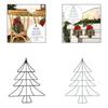 Christmas Tree Iron Stand Christmas Tree Frame Decoration Yard Unique Art Decor Tree Shape Decor for Home Xmas Favor Decoration