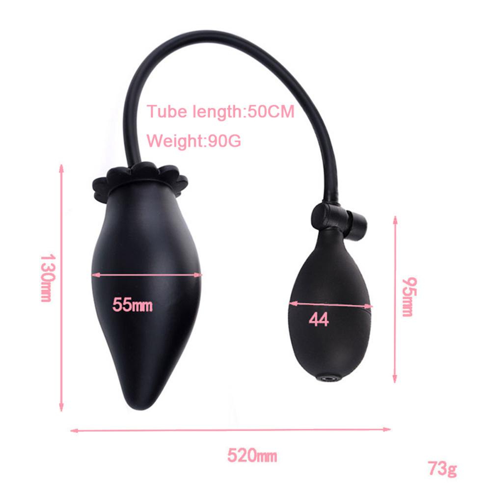 Inflatable Blug Anal Dildo Buttplug Vagina Dilator Anus Expansion Prostate Massager Ass Pussy Speculum Adult Sex Toys For Women