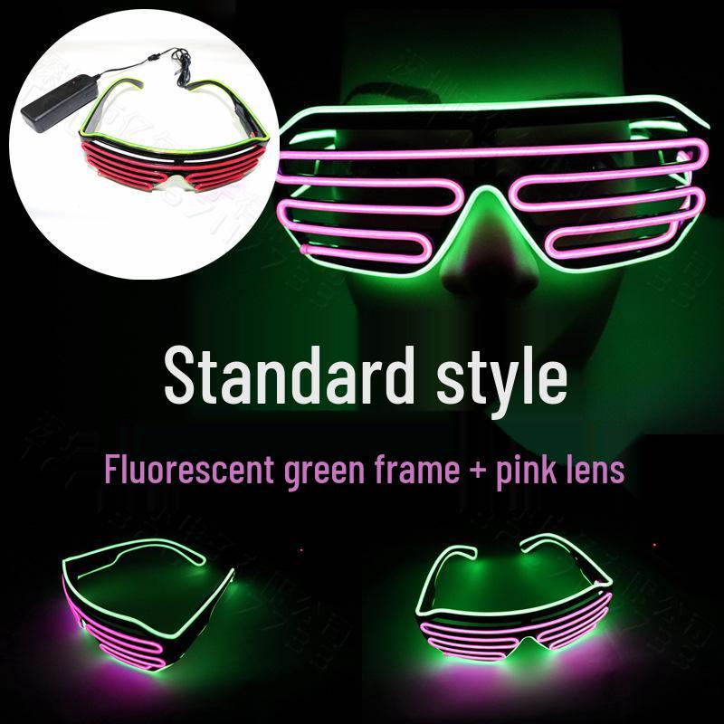 LED Light-Up Party Glasses for Stage Performances and Events
