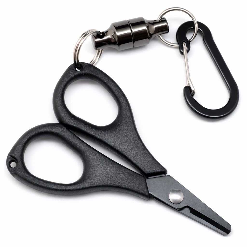 [TUNUKE] PE Line Cutter, Fishing Scissors, Titanium Coating, Rust Resistant,