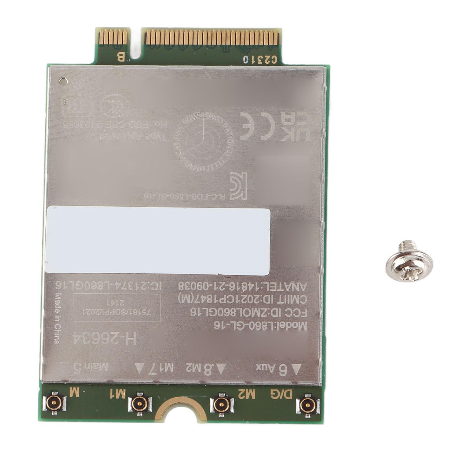 

5G LTE Network Card M.2 S3 Key B 1Gbps Downlink 75Mbps Uplink Stable 4G LTE Module Card for Laptop