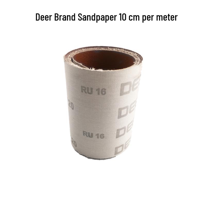 Korean Deer Sandpaper Roll: Durable, Hand-Tearable Sandpaper for Stone, Wood Carving, Furniture & Metal Polishing