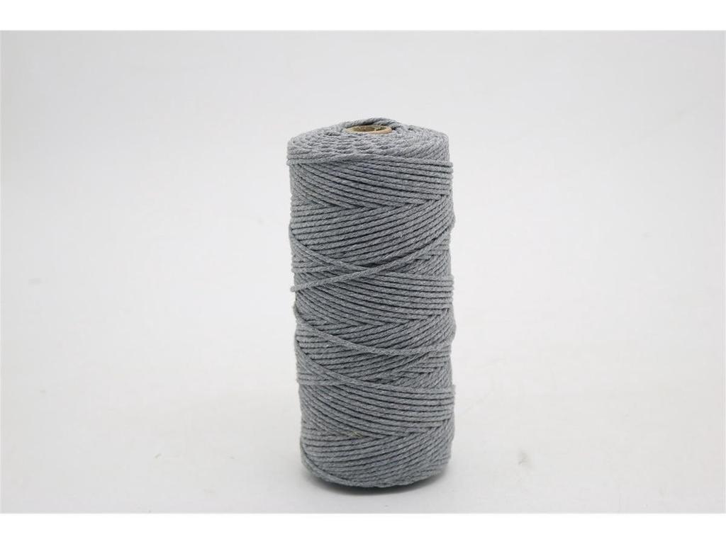 2 mm farbiges Baumwollfadenseil für selbstgemachte dekorative geflochtene Wandteppiche