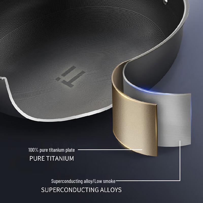 ASD Titanium Core Cyclone Frying Pan with Lid 28cm